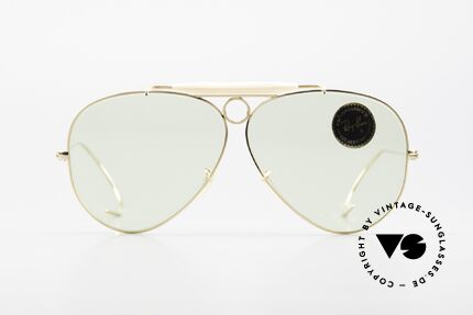 Ray Ban Shooter Sport Changeable Green B&L Lenses, the sunglass classic par excellence in 62mm size, Made for Men and Women