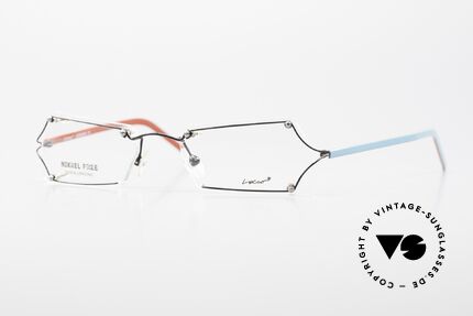 Locco Lux Crazy 90's Rimless Eyeglasses Details