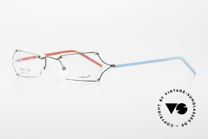 Locco Lux Crazy 90's Rimless Eyeglasses, made for individualists and all "character heads" ;), Made for Men and Women