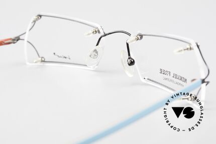 Locco Lux Crazy 90's Rimless Eyeglasses, Size: small, Made for Men and Women