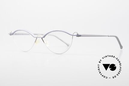 ProDesign No26 Aluminium Gail Spence Frame, very interesting VINTAGE designer eyeglass-frame, Made for Men and Women