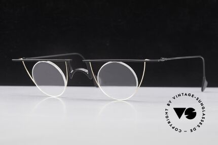 Paul Chiol 20 Rimless Art Glasses Bauhaus, vintage 90's Paul CHIOL designer eyeglass-frame, Made for Men and Women