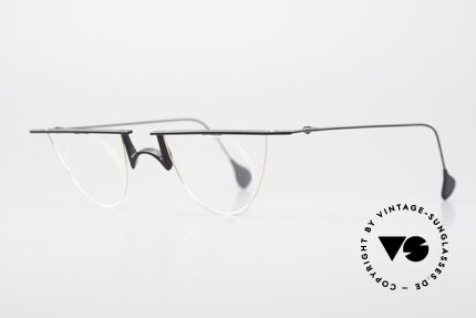 Paul Chiol 20 Rimless Art Glasses Bauhaus, an unworn masterpiece with original DEMO lenses, Made for Men and Women