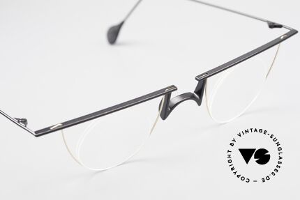 Paul Chiol 20 Rimless Art Glasses Bauhaus, the frame (Bauhaus style) can be glazed optionally, Made for Men and Women