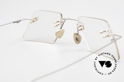 Paul Chiol 2001 Unique Rimless Eyeglass-Frame, Size: medium, Made for Men and Women