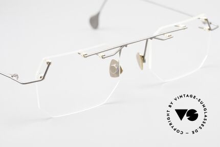 Paul Chiol 09 Artful Rimless Eyeglasses 90's, your optician can demonstrate his skills, here! ;), Made for Men and Women