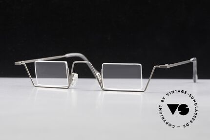 Kähler 13 Square Reading Frame Bauhaus, rare vintage 1990's designer eyeglasses by Kähler, Made for Men and Women