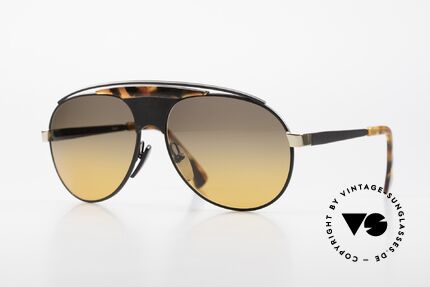 Alain Mikli 634 / 0015 Lenny Kravitz Sunglasses, aviator VINTAGE designer shades by Alain Mikli, Paris, Made for Men