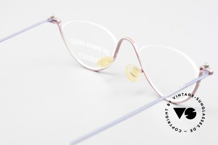 ProDesign No15 Gail Spence Reading Glasses, NO retro frame, but a true 90's original + hard case, Made for Men and Women