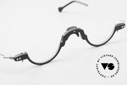 MDG Bauhaus 5005 Minimalist Architect's Glasses, unworn (like all our vintage Bauhaus style eyeglasses), Made for Men and Women