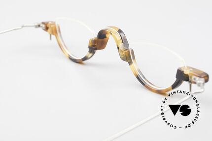 MDG Bauhaus 5010 Minimalist Reading Glasses 90s, the demo lenses should be replaced with prescriptions, Made for Men