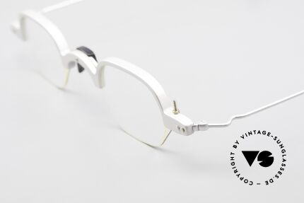 MDG Bauhaus 5004 Puristic Architect's Glasses, "avant-garde" design for individualists and art lovers, Made for Men and Women