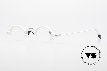 MDG Bauhaus 5001 Puristic Architect's Frame Oval, aluminium frame, handcrafted, true collector's item, Made for Men and Women