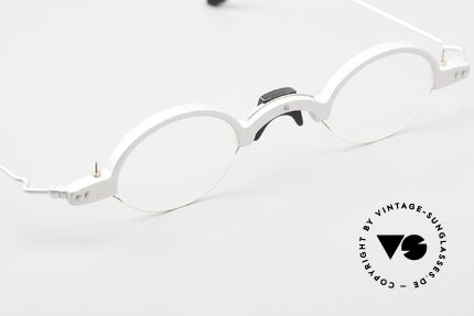 MDG Bauhaus 5001 Puristic Architect's Frame Oval, unworn (like all our vintage Bauhaus style eyeglasses), Made for Men and Women