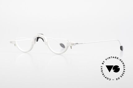 MDG Bauhaus 5005 Minimalist Architect's Frame, aluminium frame, handcrafted, true collector's item, Made for Men and Women