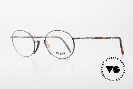 BOSS 4707 Round Panto Style Frame 90's, grand original in premium quality; just timeless, Made for Men