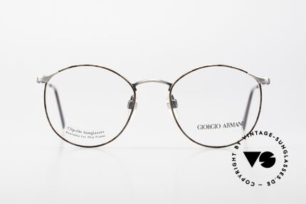 Giorgio Armani 132 Rare Old 90's Panto Eyeglasses, more 'classic' isn't possible (famous 'panto'-design), Made for Men