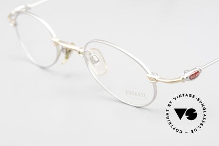 Bugatti 10759 Vintage Eyeglasses Men 90's, unworn rarity of the late 90's (incl. Bugatti hard case), Made for Men