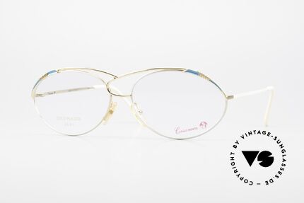 Casanova LC13 24kt Gold Plated Vintage Frame, glamorous CASANOVA eyeglass-frame from around 1985, Made for Women