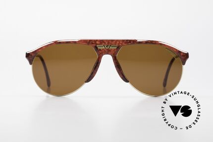 Carrera 5444 Wide Aviator Sunglasses 90's, everlasting Optyl-frame (shines like just produced), Made for Men