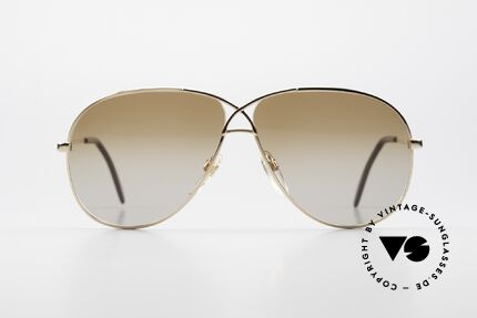 Cazal 728 Vintage Aviator Sunglasses, CAZAL's response to the Ray-Ban 'Large Metal', Made for Men