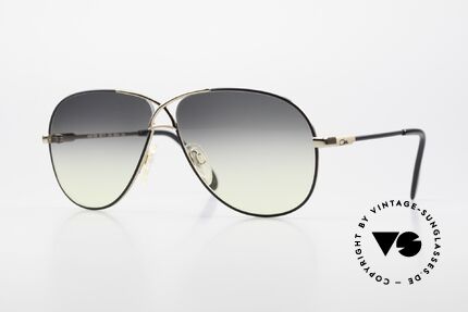 Cazal 728 Designer Aviator Sunglasses Details