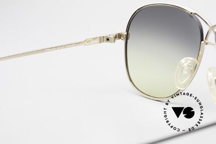 Cazal 728 Designer Aviator Sunglasses, NO RETRO sunglasses, but a 30 years old original, Made for Men and Women