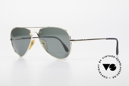 Henry Jullien Dakota Gold Filled Aviator Frame 80's, precious old rarity with new POLARIZED sun lenses, Made for Men