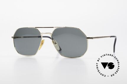 Henry Jullien Flag Gold Filled & Spring Hinges, old Henry Jullien sunglasses from 1989, mod. FLAG, Made for Men