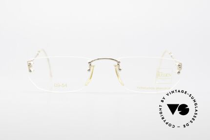 Henry Jullien Melrose 09 Rimless Vintage Frame 1994, Jullien is well-known for high-end gold processing, Made for Women