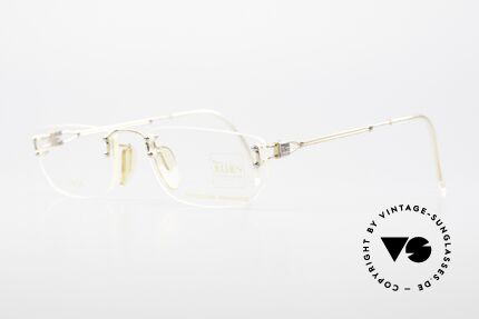 Henry Jullien Melrose 09 Rimless Vintage Frame 1994, unworn (like all our rare vintage rimless spectacles), Made for Women