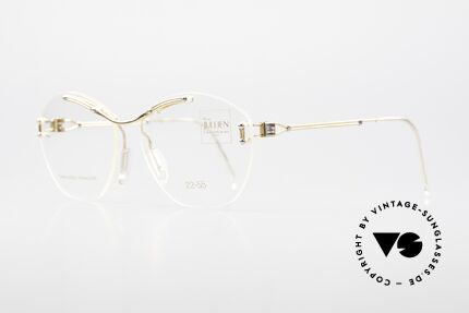 Henry Jullien Melrose 2255 Rimless Vintage Ladies Frame, unworn (like all our rare vintage rimless spectacles), Made for Women