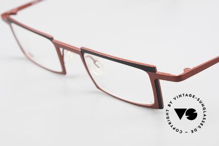 Theo Belgium Maigret Square Titanium Glasses Unisex, unworn (like all our vintage designer specs by THEO), Made for Men and Women