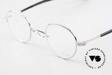 Lunor Swing A 32 Panto Swing Bridge Glasses Platinum, unworn NOS (like all our rare vintage Lunor classics), Made for Men and Women