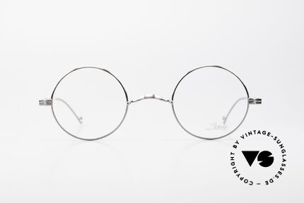 Lunor II 23 Antique Silver Limited Edition, full rim metal frame with noble "antique silver" finish, Made for Men and Women