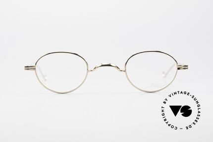 Lunor II 03 XS Unisex Frame Gold Plated, GOLD-plated and with anatomically adaptable temples, Made for Men and Women