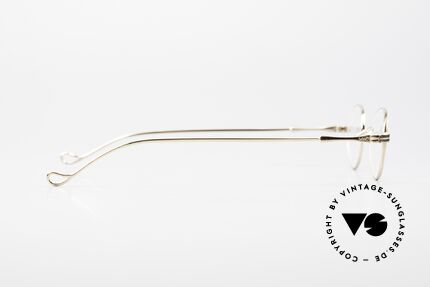 Lunor II 03 XS Unisex Frame Gold Plated, NO RETRO EYEGLASSES; but a 1990's vintage ORIGINAL, Made for Men and Women