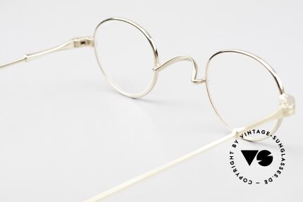 Lunor II 03 XS Unisex Frame Gold Plated, Size: extra small, Made for Men and Women