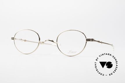 Lunor I 20 Telescopic Sliding Temples Gold Plated, old LUNOR telescopic eyeglasses or "sliding glasses', Made for Men and Women