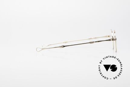 Lunor I 20 Telescopic Sliding Temples Gold Plated, unworn rarity from app. 1999, GOLD-PLATED finish, Made for Men and Women