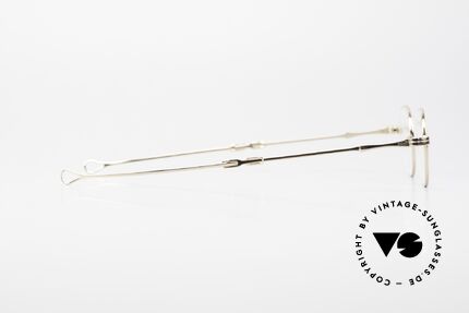 Lunor I 20 Telescopic Sliding Temples Gold Plated, the "I20" design is extremely rare; collector's item!, Made for Men and Women