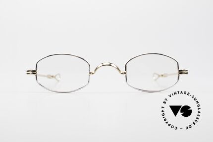 Lunor I 02 Telescopic Sliding Temples BC Bicolor, Lunor: timeless classics, BC: GOLD & Platinum PLATED, Made for Men and Women