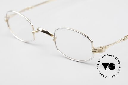 Lunor I 02 Telescopic Sliding Temples BC Bicolor, an approx. 20 years old UNWORN pair for lovers of quality, Made for Men and Women