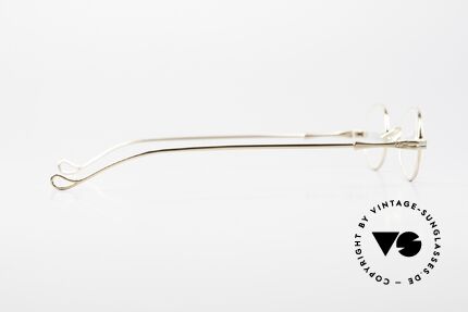 Lunor II 04 Oval XS Frame Gold Plated, NO RETRO EYEGLASSES; an approx. 25 years old Original, Made for Men and Women