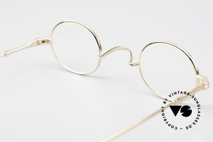 Lunor II 04 Oval XS Frame Gold Plated, Size: extra small, Made for Men and Women