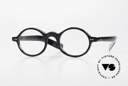 Lunor A52 Oval Eyeglasses Black Acetate, LUNOR glasses, model 52 from the Acetate collection, Made for Men and Women