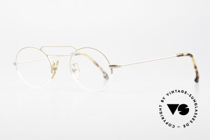 W Proksch's M5/13 90's Semi Rimless Dulled Gold, since 1998 the company Kaneko produces licensed, Made for Men and Women