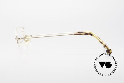 W Proksch's M5/13 90's Semi Rimless Dulled Gold, PROKSCH worked for Oliver Peoples, Paul Smith ..., Made for Men and Women