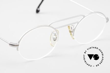 W Proksch's M5/8 90s Semi Rimless Dulled Silver, NO RETRO; but a 25 years old rarity in SMALL size, Made for Men and Women