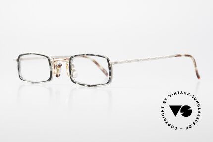 Freudenhaus Jedi Square 90's Designer Frame, great combination of materials (plastic and metal), Made for Men and Women